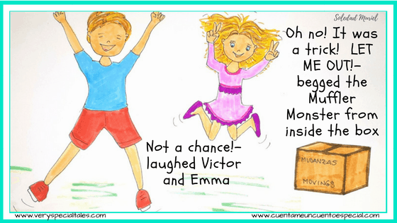 Monster Stories for Kids: The Muffler Monster 11 Monster is locked away- Victor and Emma are happy