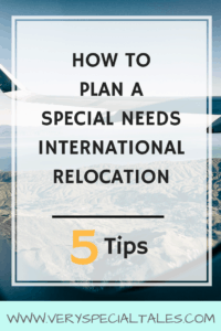 Link to the post about our internacional relocation with a kid with special needs