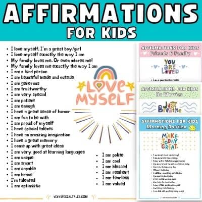 15+ Positive Affirmations Activities for Kids and Teens - The