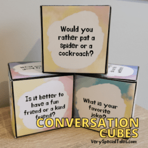 3 Conversation Cubes for Kids 