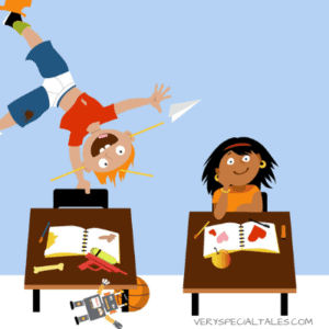 KID WITH IMPULSE CONTROL ISSUES IN A CLASSROOM