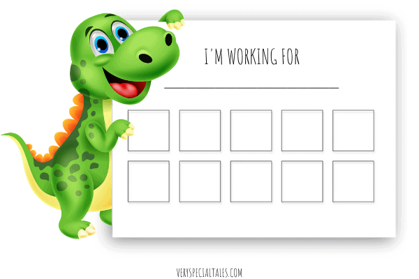 Dinosaur Token Board Printable