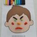 Emotions Playdough Mats_Angry Face
