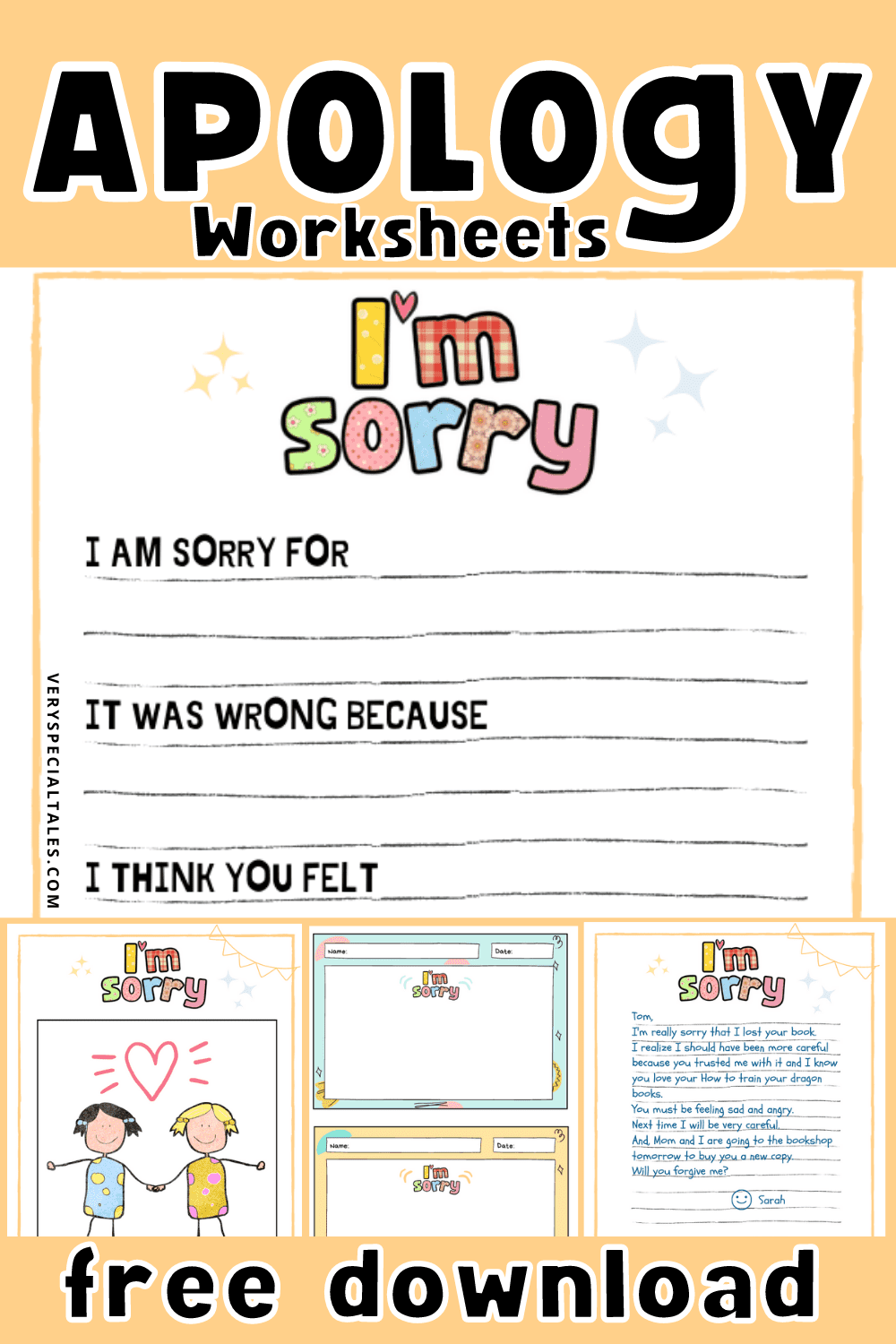Apology Worksheets_Pin Image