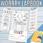 Worry Lapbook for Kids